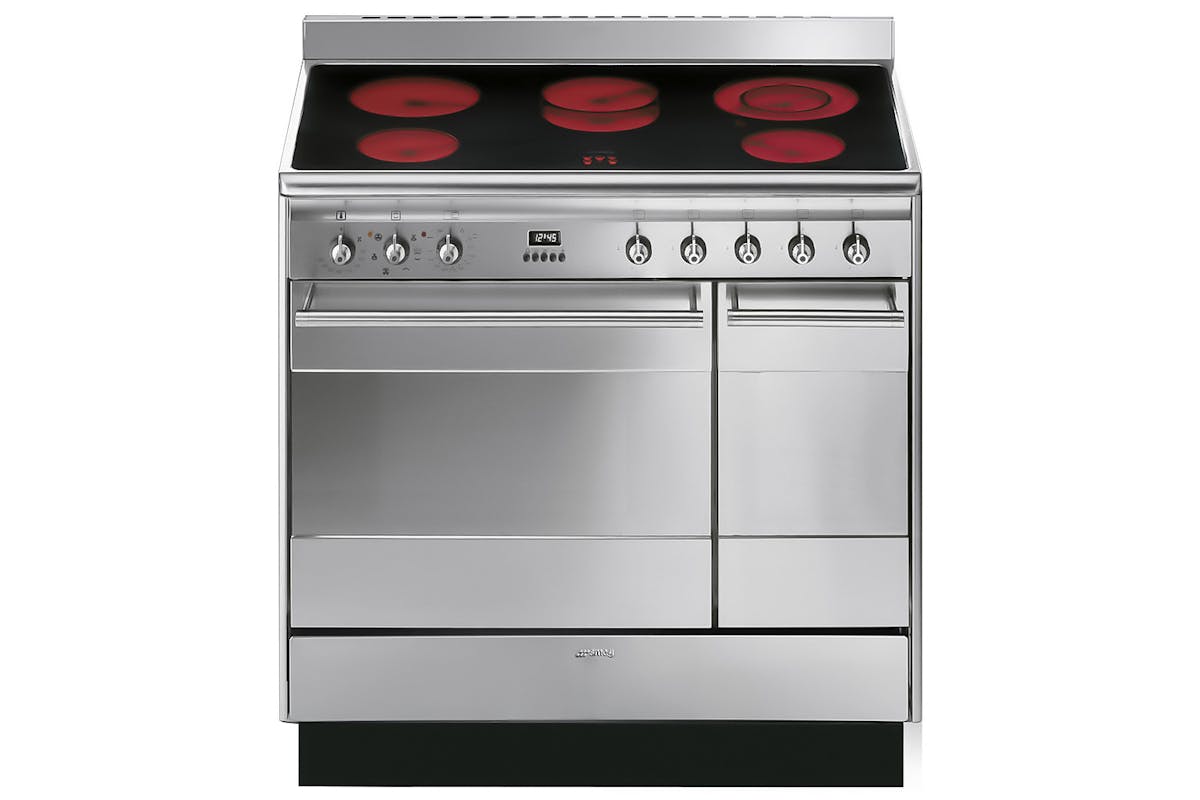 Smeg 90cm Electric Range Cooker | SUK92CMX9 | Stainless Steel