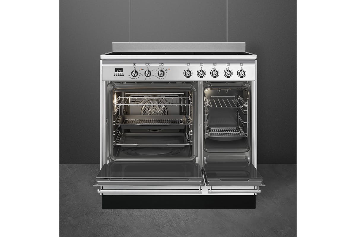 Smeg 90cm Electric Range Cooker | SUK92CMX9 | Stainless Steel-10