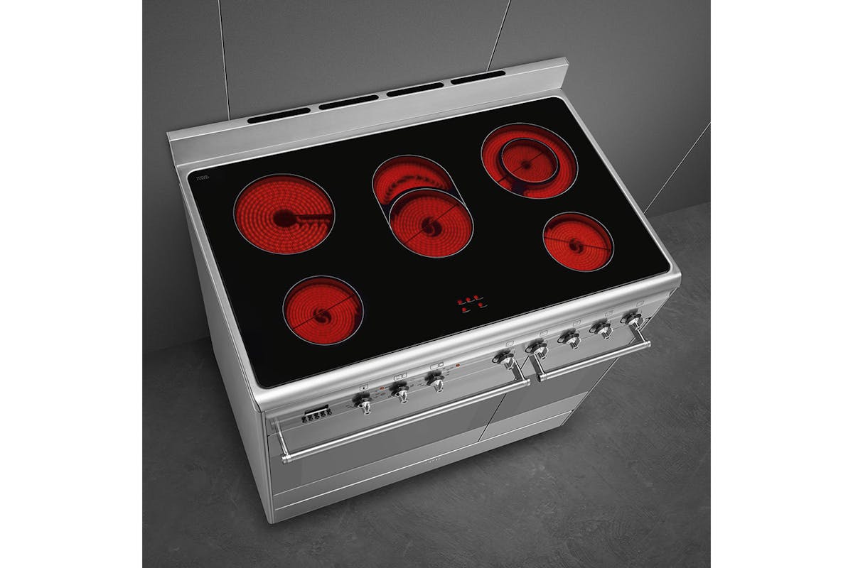 Smeg 90cm Electric Range Cooker | SUK92CMX9 | Stainless Steel-11