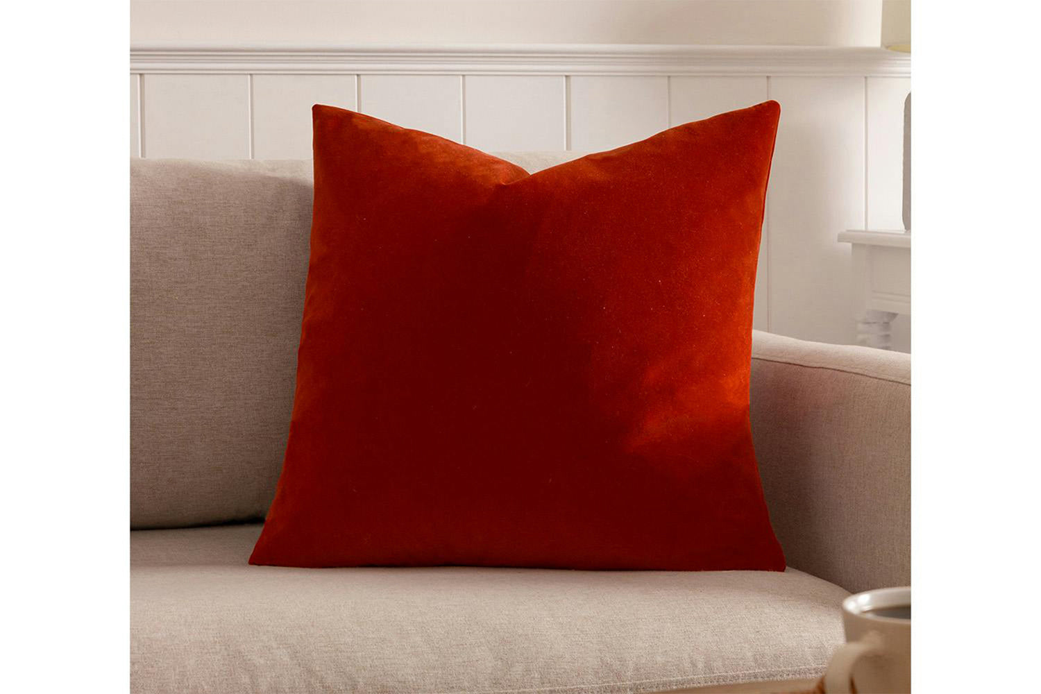 Sunningdale Polyester Cushion | Red | 50 x 50 cm-3