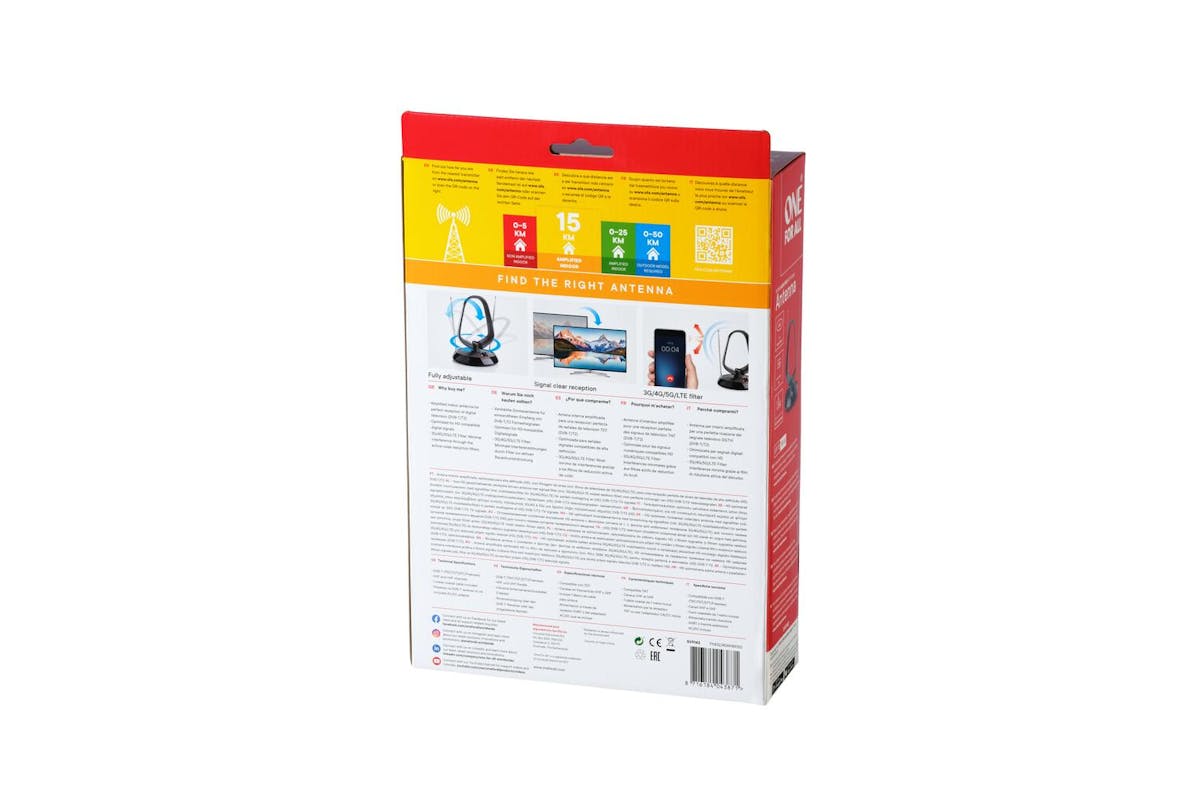 One4all | Digital Antenna Indoor | Ofa | Universal Compatibility | SV9143-5G-7