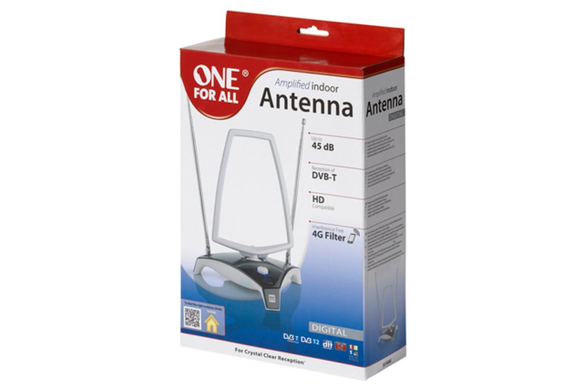 One For All Amplified Indoor TV Antenna | SV9360-5G-3