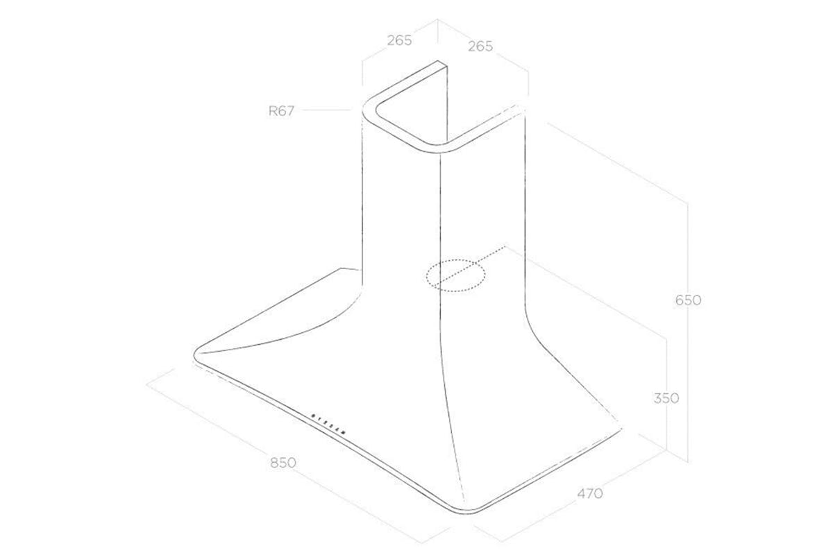 Elica 85cm Wall Mounted Chimney Hood | SWEETPELTROX-2