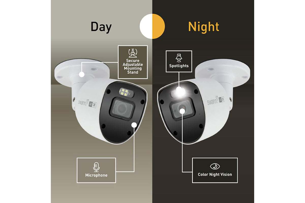 Swann AdvancedX Wired 3K/5MP Bullet Security Camera | SWNHDADVX5MPBGL-6