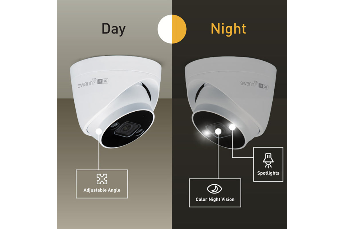Swann AdvancedX Wired 3K/5MP Dome Security Camera | SWNHDADVX5MPDGL-6
