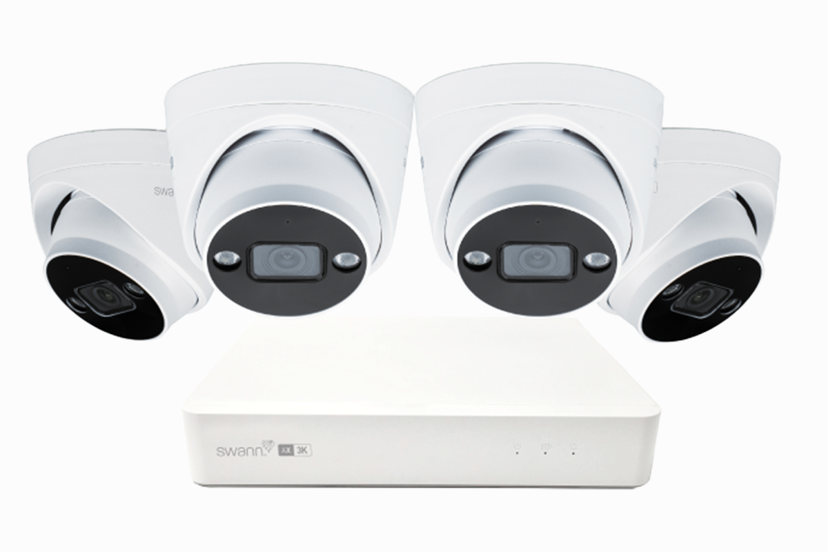 Swann AdvancedX Wired NVR Security Dome Camera | Pack of 4