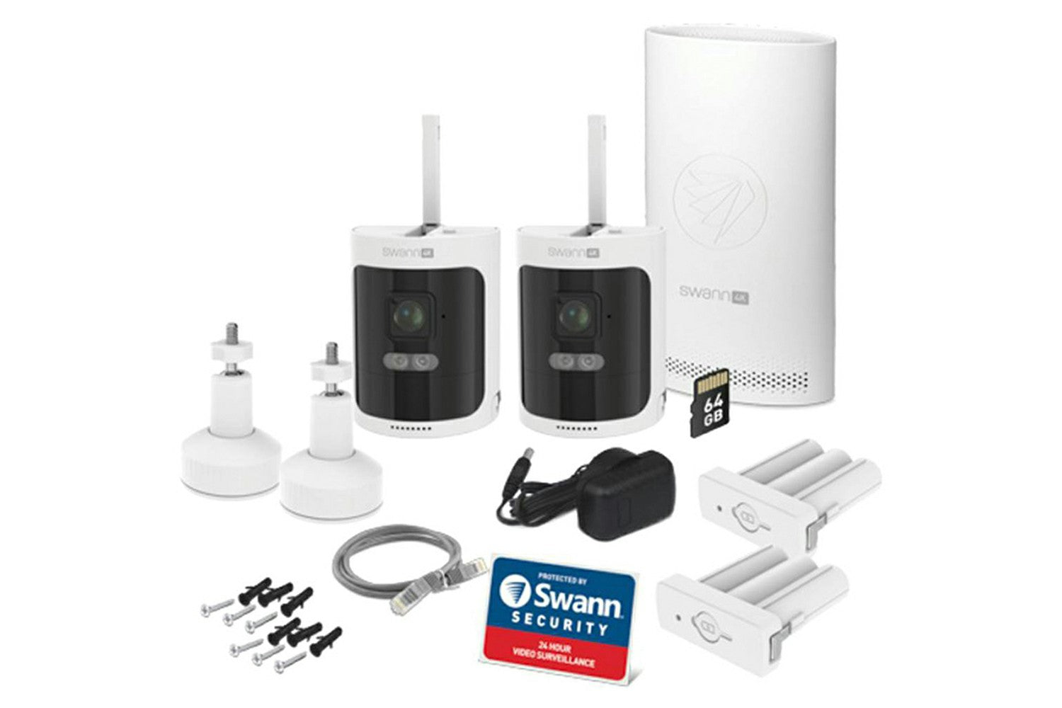 Swann AllSecure 4K Wireless Security Kit with 2 x Wire-Free Cameras & NVR Tower-10