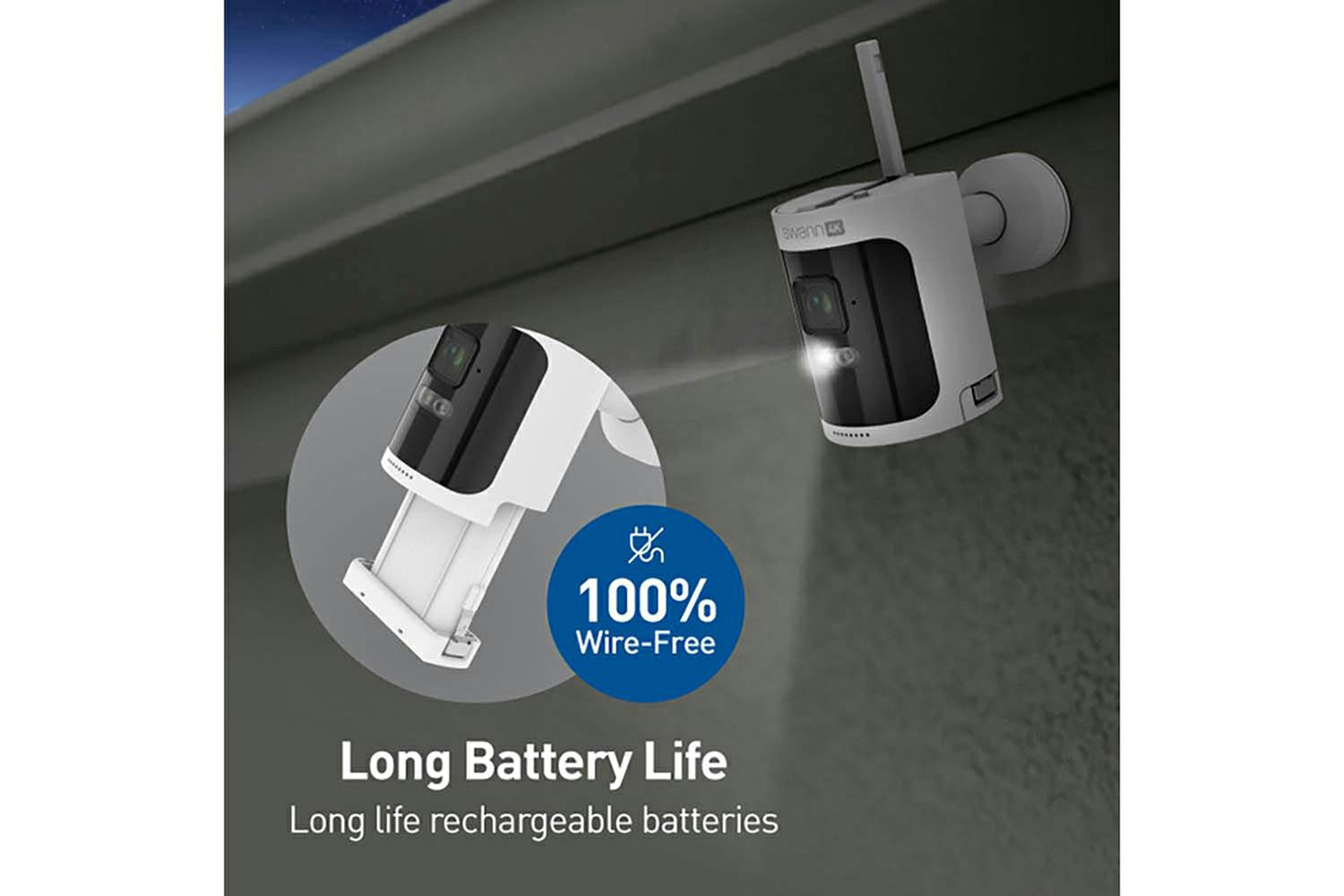 Swann AllSecure 4K Wireless Security Kit with 2 x Wire-Free Cameras & NVR Tower-5