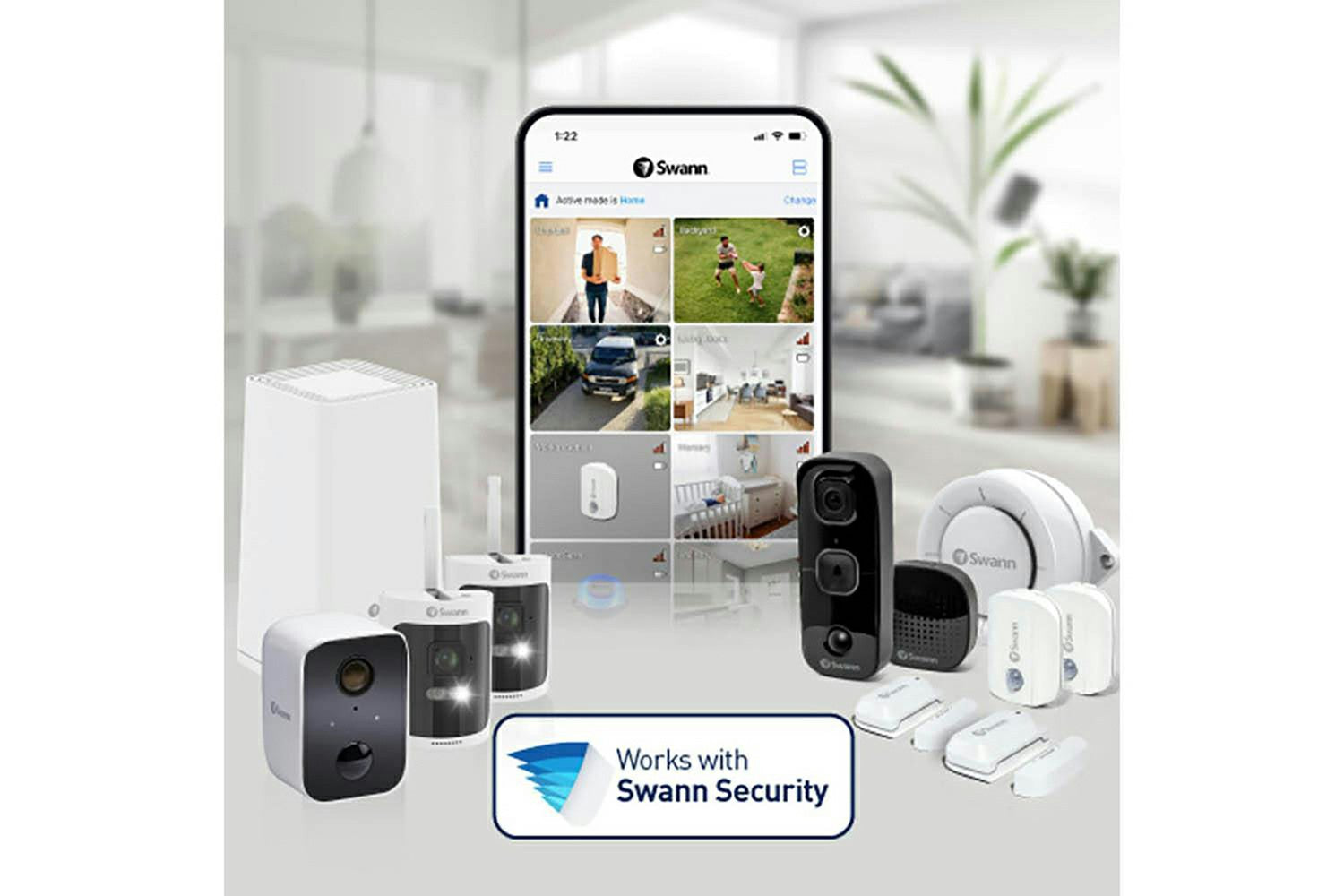 Swann AllSecure 4K Wireless Security Kit with 2 x Wire-Free Cameras & NVR Tower-8