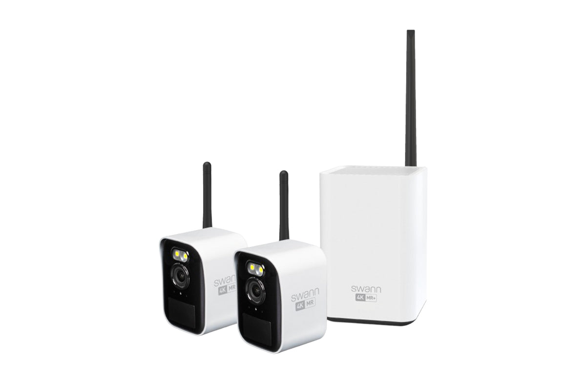 Swann MaxRanger4K Mini Long-Range Wireless Security System with 2 Cameras
