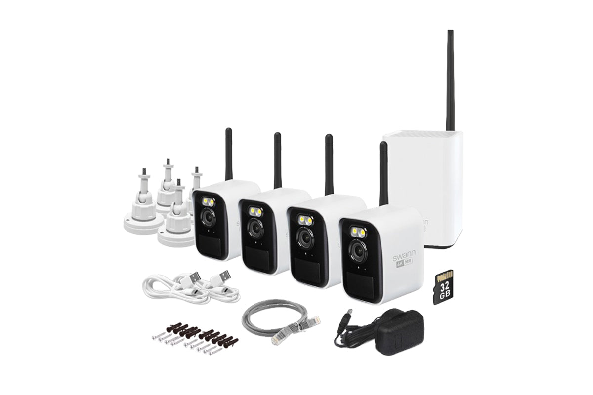 Swann MaxRanger4K Mini Long-Range Wireless Security System with 4 Cameras-4