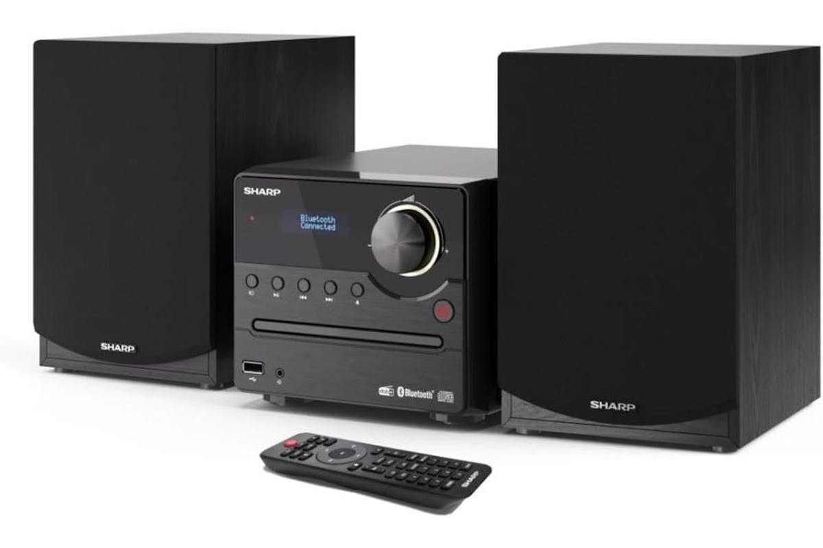 Sharp | Sharp Hi-fi Micro Dab System | Bluetooth And CD Player | Black | SXL-B517-3