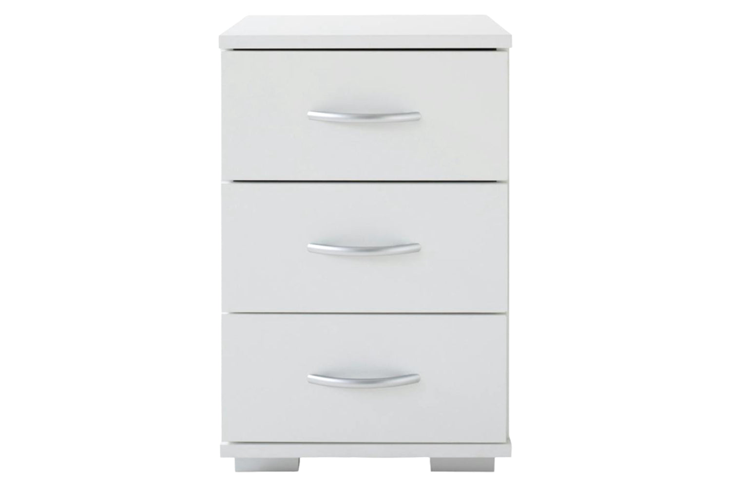 Las Bedside Locker | 3 Drawer | White