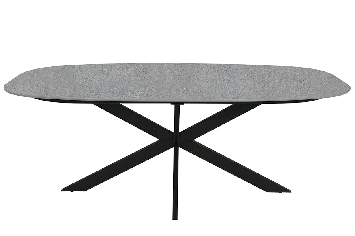 Sadie Oval Dining Table | 160 cm | Grey