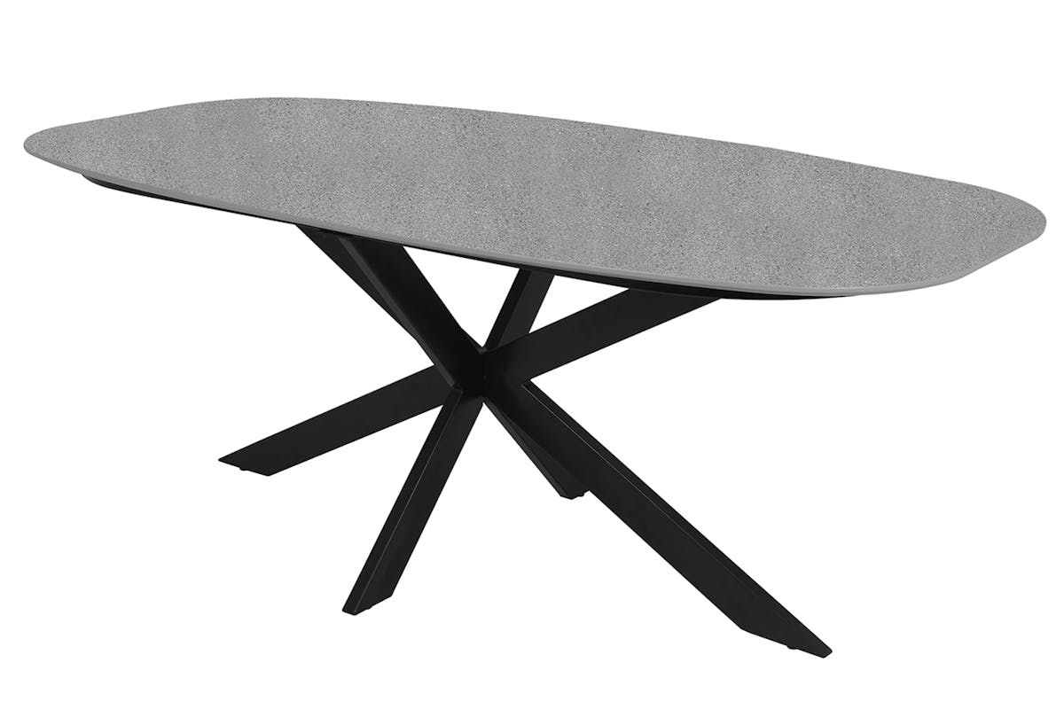 Sadie Oval Dining Table | 160 cm | Grey-3
