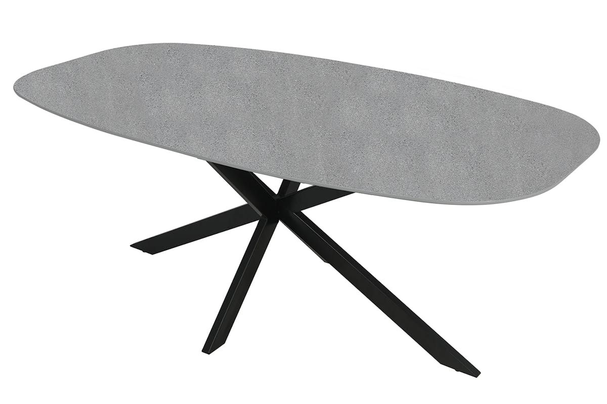 Sadie Oval Dining Table | 200 cm | Grey-3
