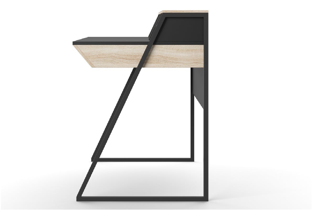 Dorel Salcombe Desk | Black/Oak-5