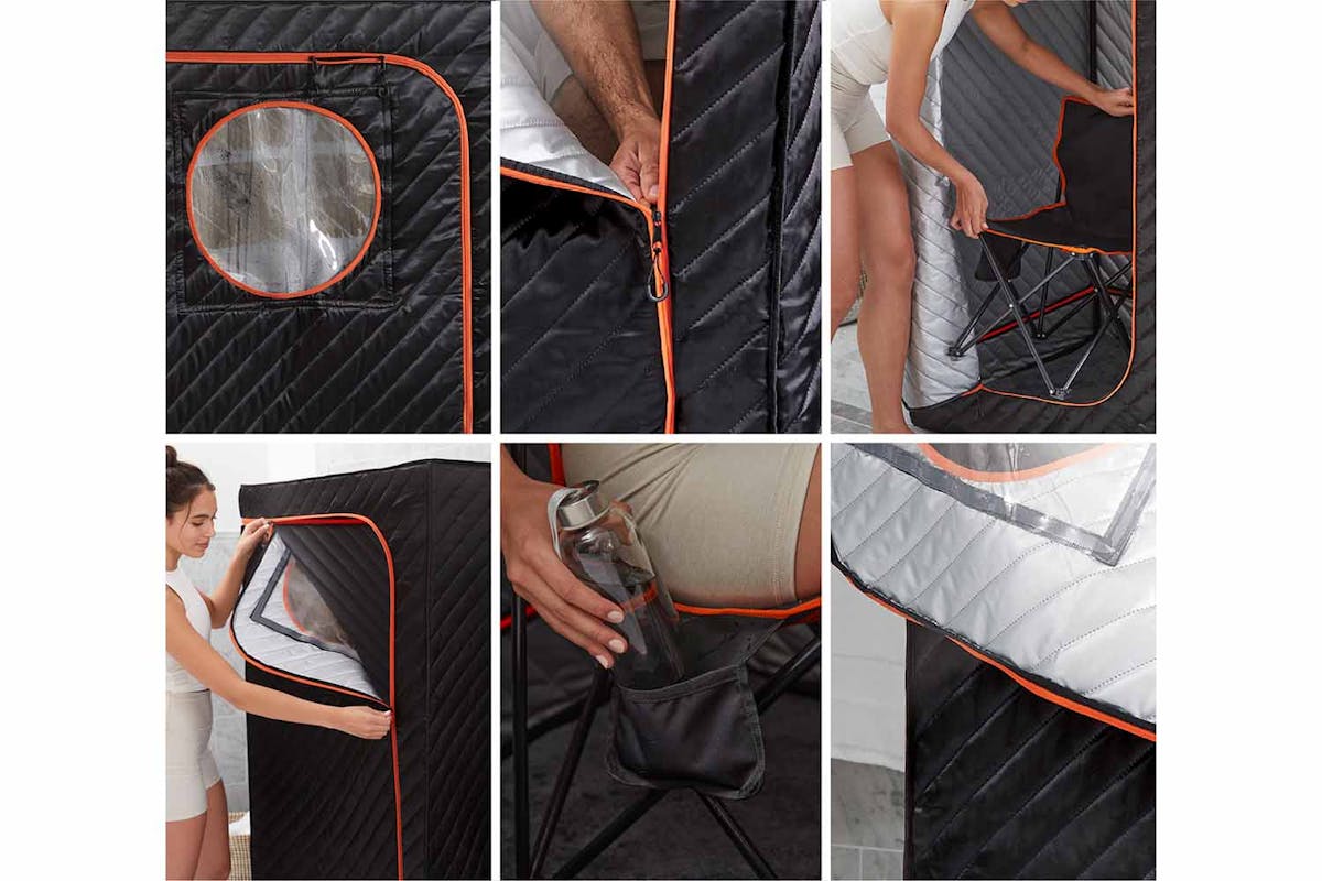 Sharper Image Portable Personal Steam Sauna Set-7