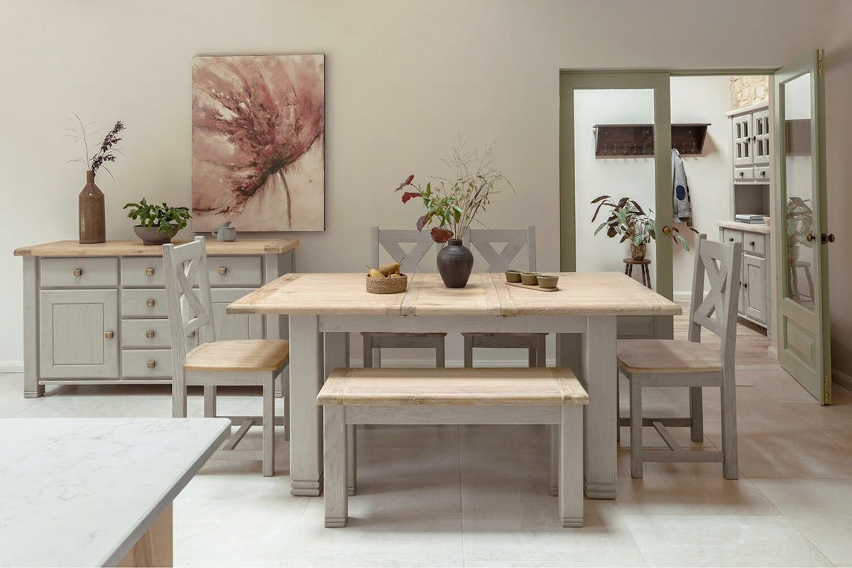 Savannah Rectangular Extending Dining Table | 140 - 180 cm | Colour Options-2