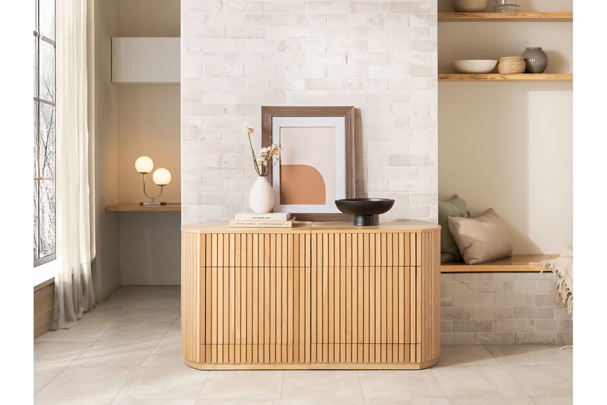 Transformer Round Sideboard Right Side | Scandinavian Oak-6