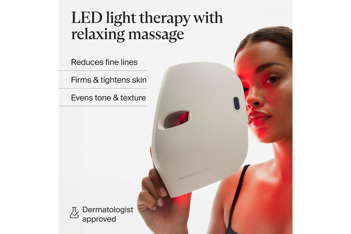 Therabody TheraFace Mask Glo - Cordless LED Skincare Mask with Relaxing Massage | TF0004349-3A20-2