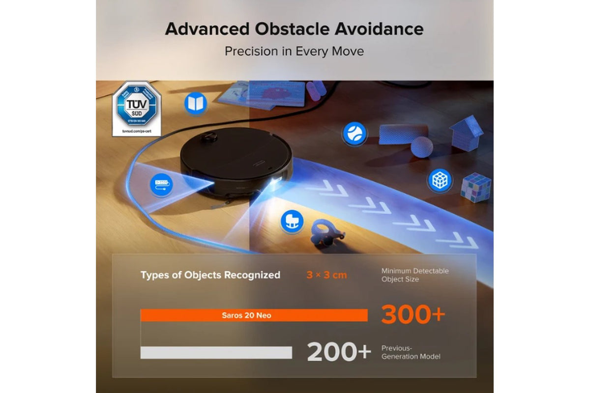 Roborock Saros 20 Neo Robot Vacuum Cleaner | S20N52-06-3