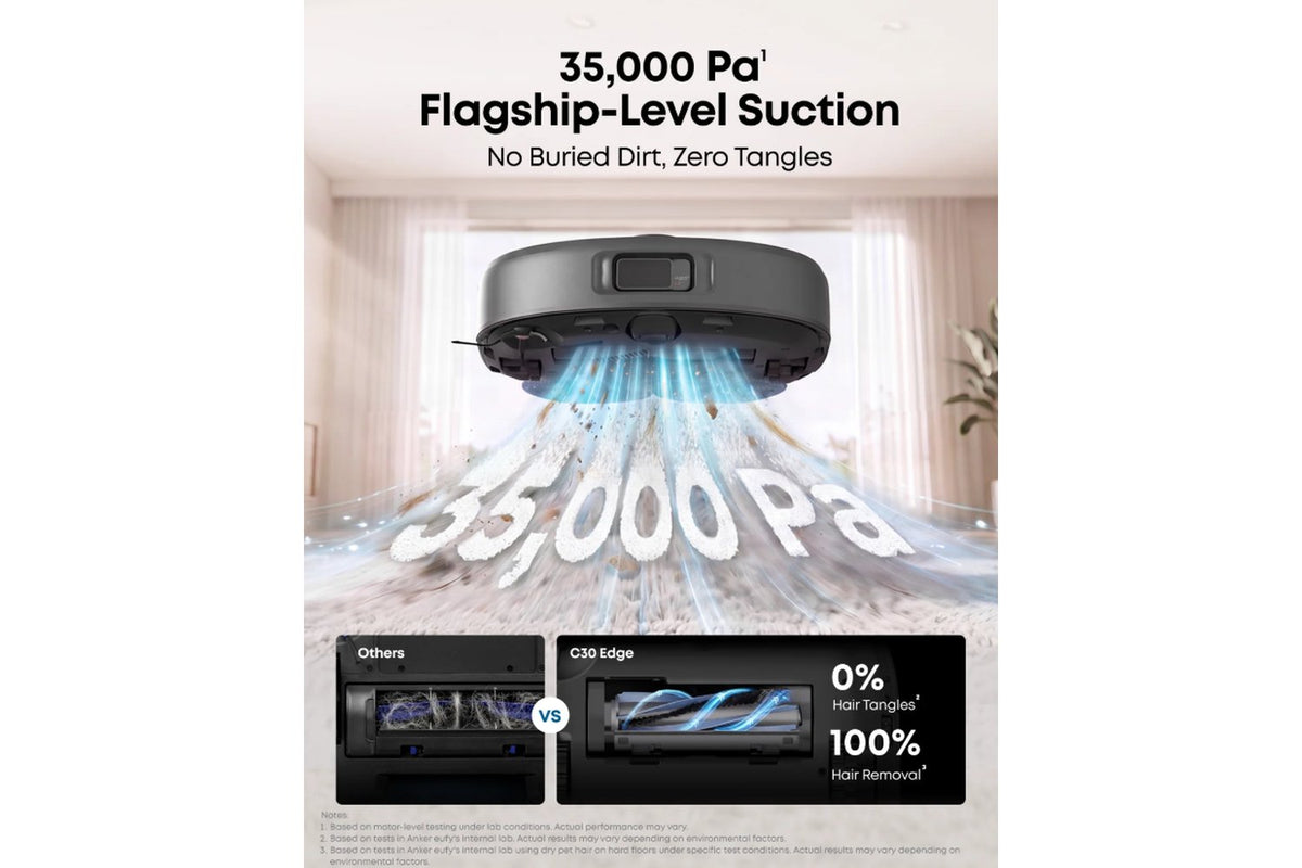 Eufy C30 Edge Robot Vacuum and Mop | T210QV11-2