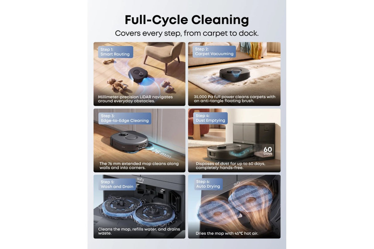 Eufy C30 Edge Robot Vacuum and Mop | T210QV11-8