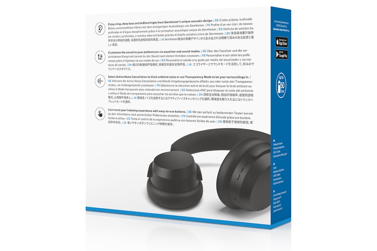 Sennheiser Accentum Wireless Headphones | Black-12