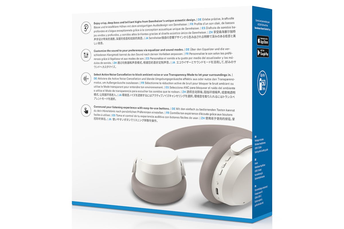Sennheiser Accentum Wireless Headphones | White-8