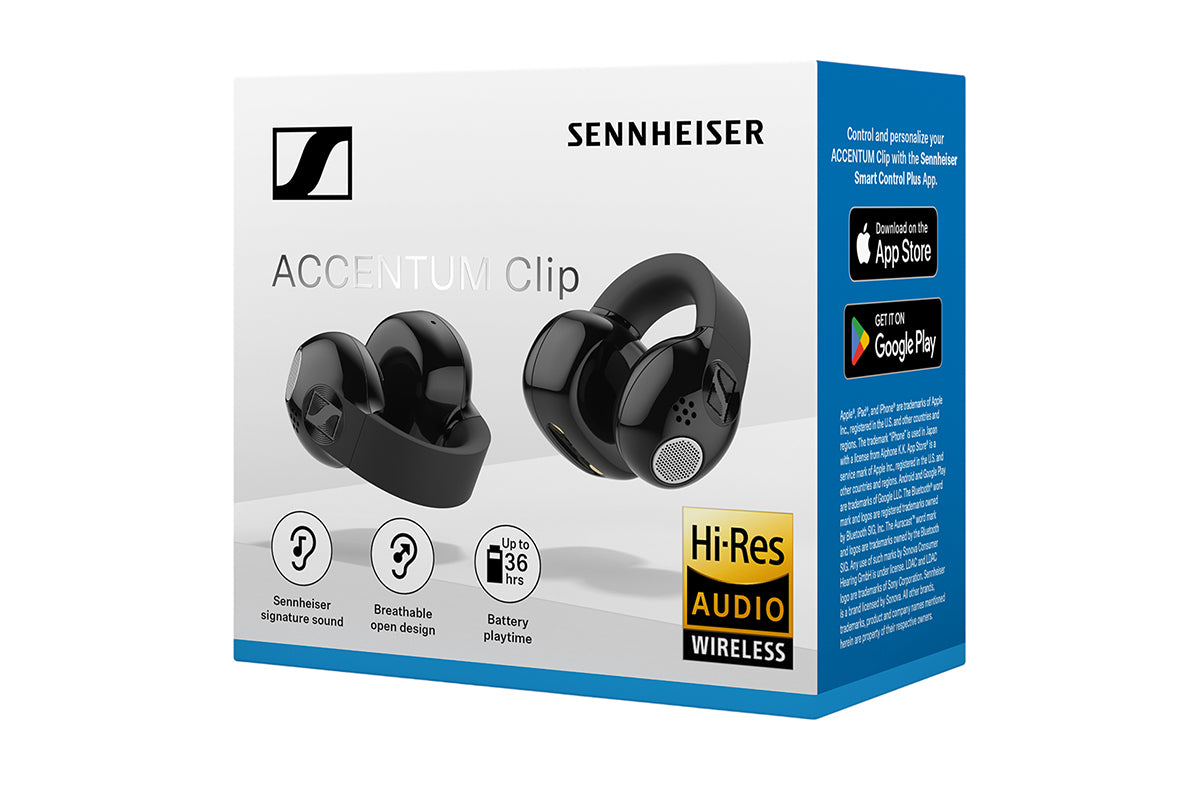 Sennheiser Accentum Clip Open Ear Earbuds | Black-3