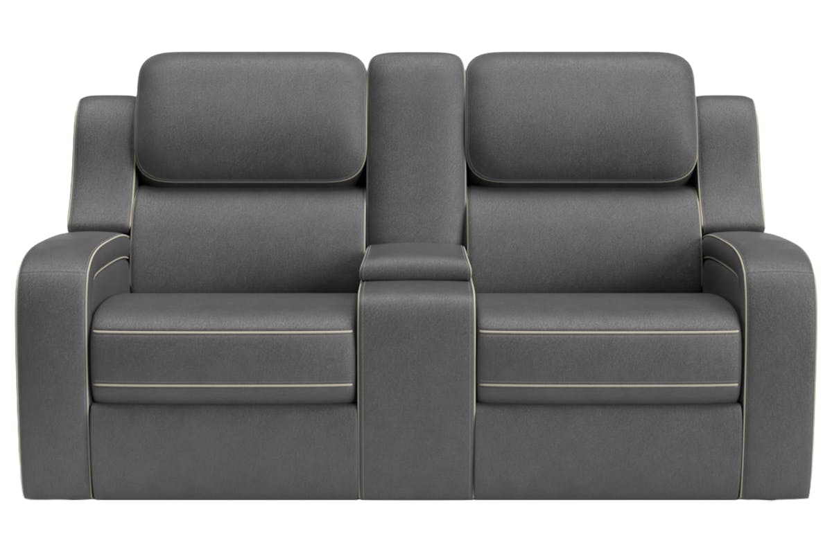 Shobi 2 Seater Sofa | Power Recliner | Console | Heated & Massage Seat | Fabric