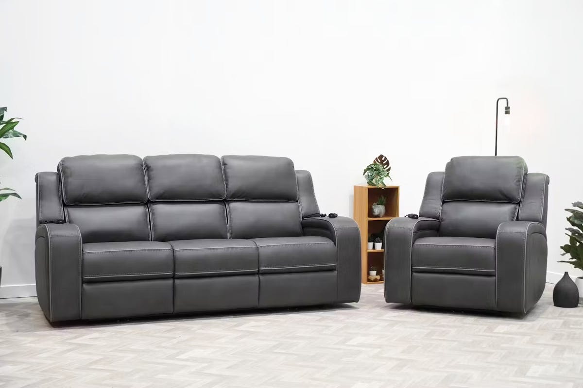 Shobi Armchair | Power Recliner | Heated & Massage Seat | Fabric-7