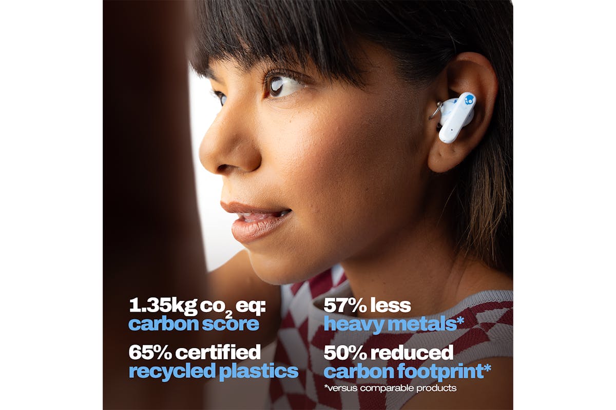 Skullcandy EcoBuds True Wireless Earbuds | Glacier-5
