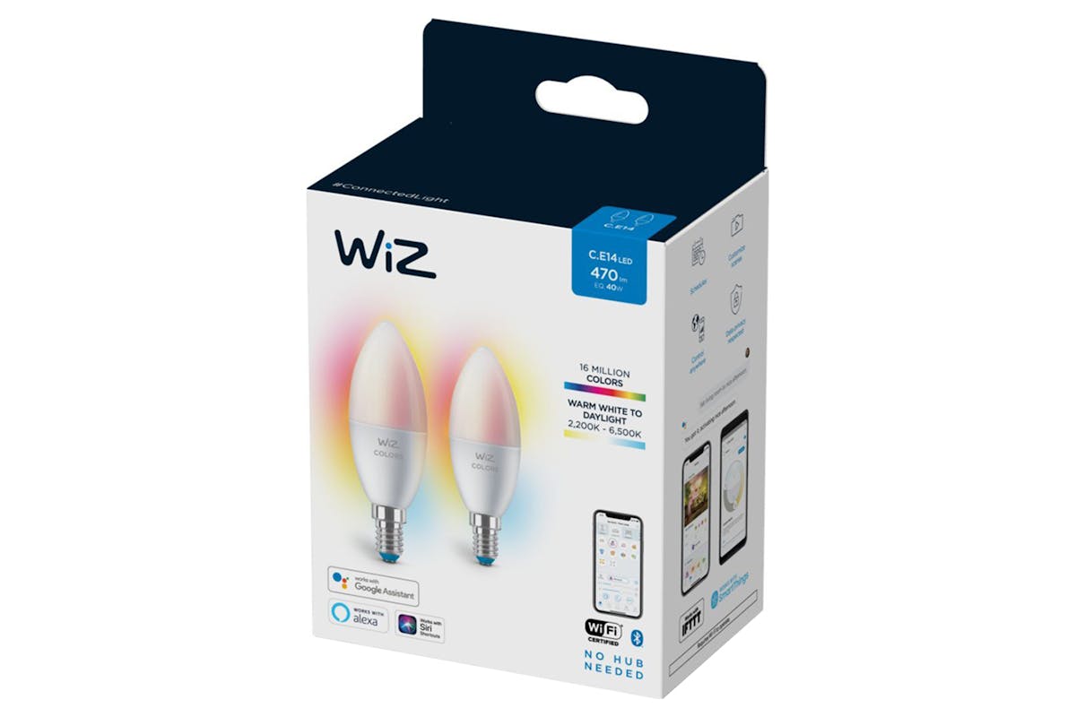 Wiz Candle C37 E14 Smart LED Bulb | 2 Pcs-10