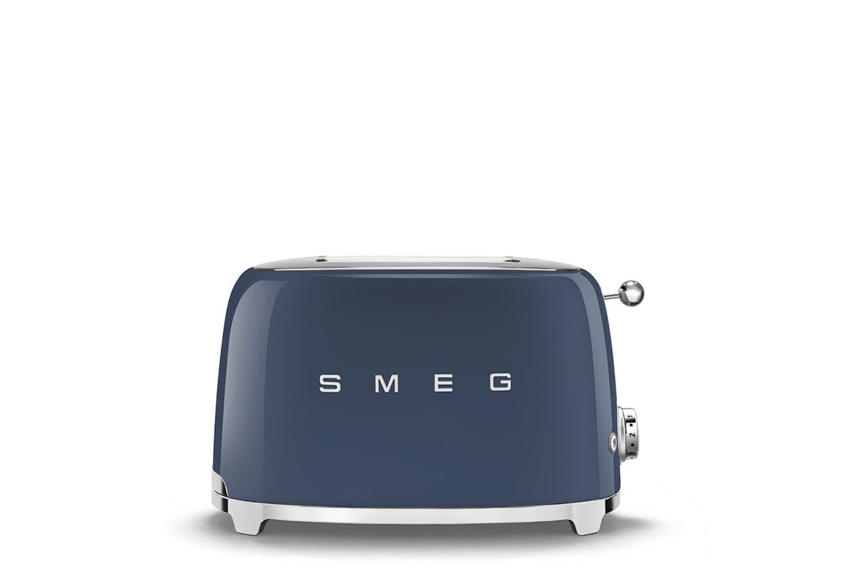 Smeg 50's Retro Style Aesthetic 2 Slice Toaster | TSF01NBUK | Navy Blue-4