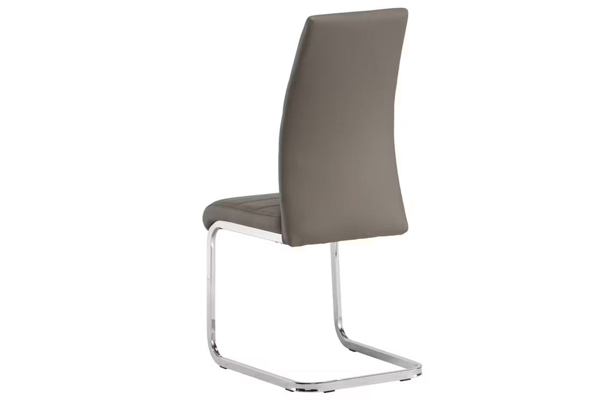 Soho Dining Chairs | Leather | Taupe | Set of 2-2