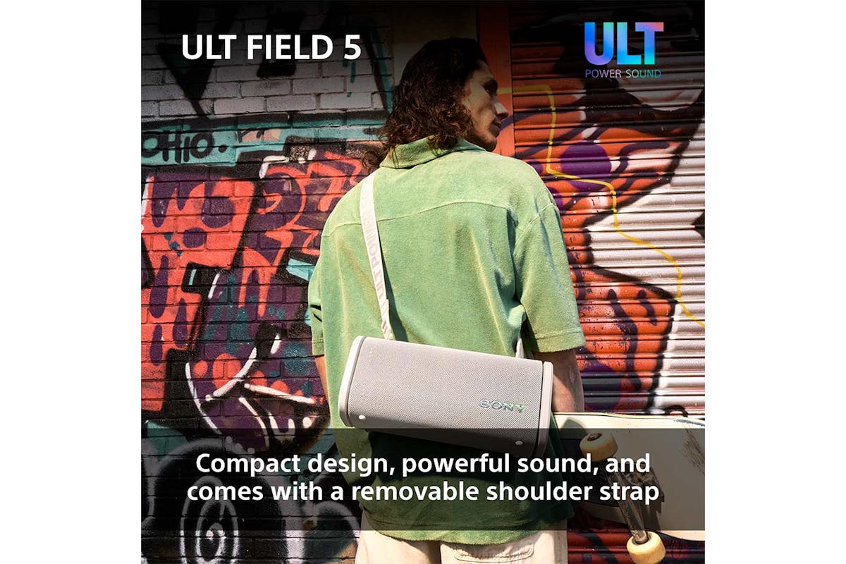Sony ULT FIELD 5  Powerful Bluetooth Portable Speaker| Off-White | SRSULT50W.CE7-5