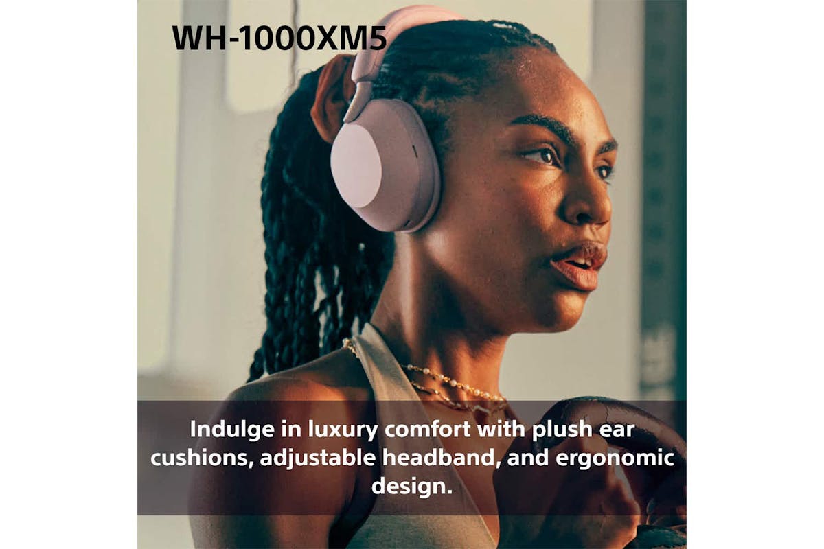 Sony WH-1000XM5 Over-Ear Wireless Noise Cancelling Headphones | Smoky Pink-12