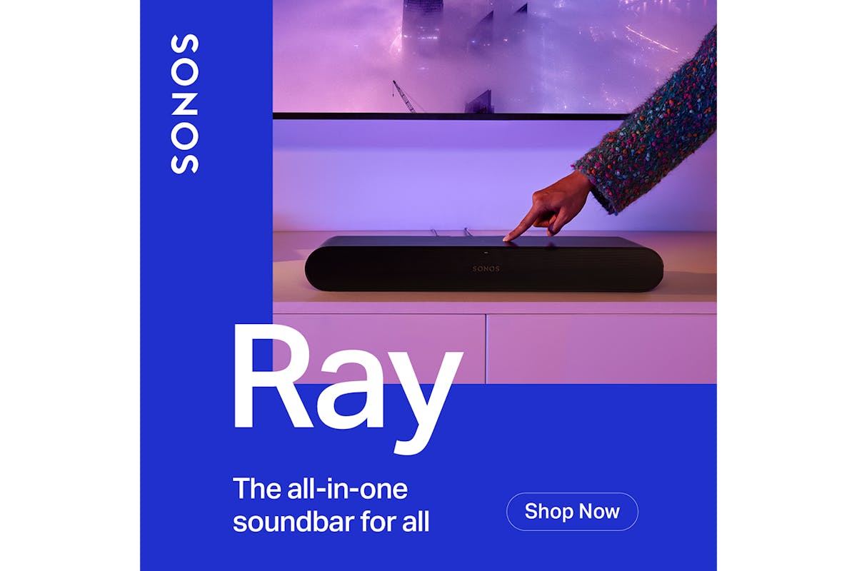 Sonos Ray All-in-One Soundbar | Black-20