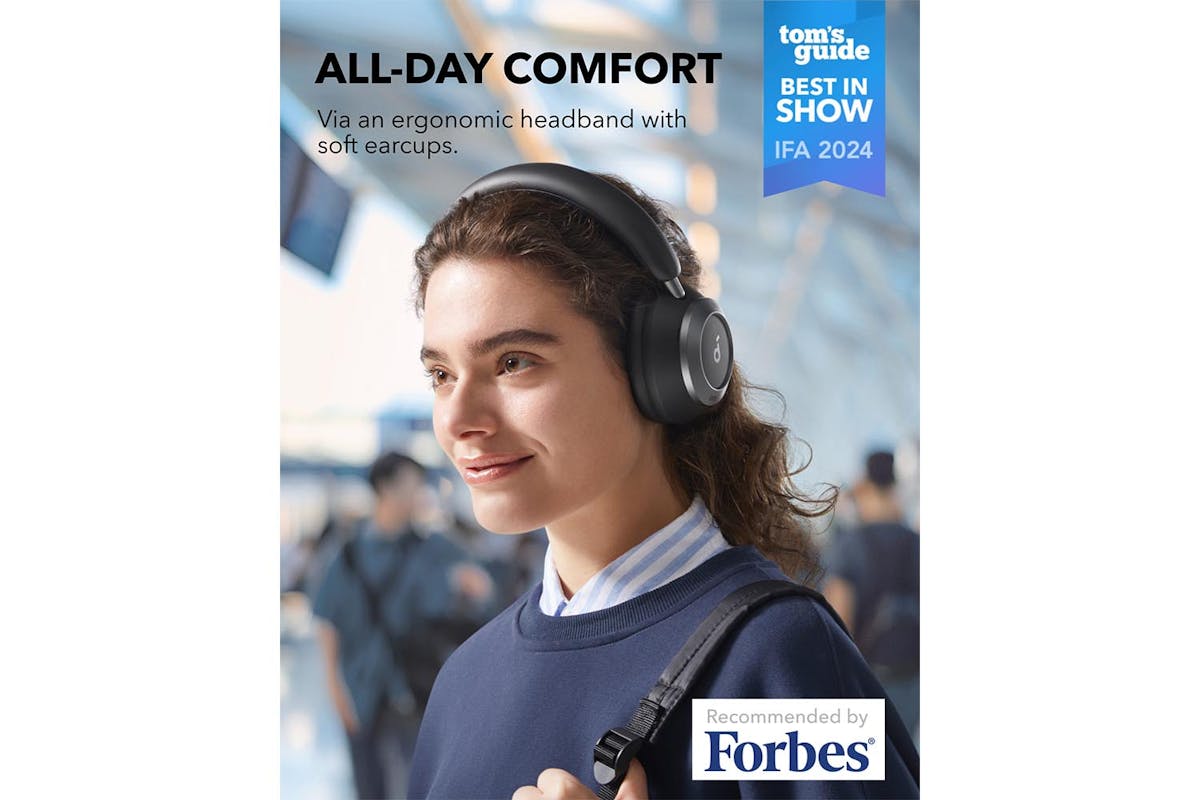 Soundcore Space One Pro Noise Cancelling Headphones | Black-3