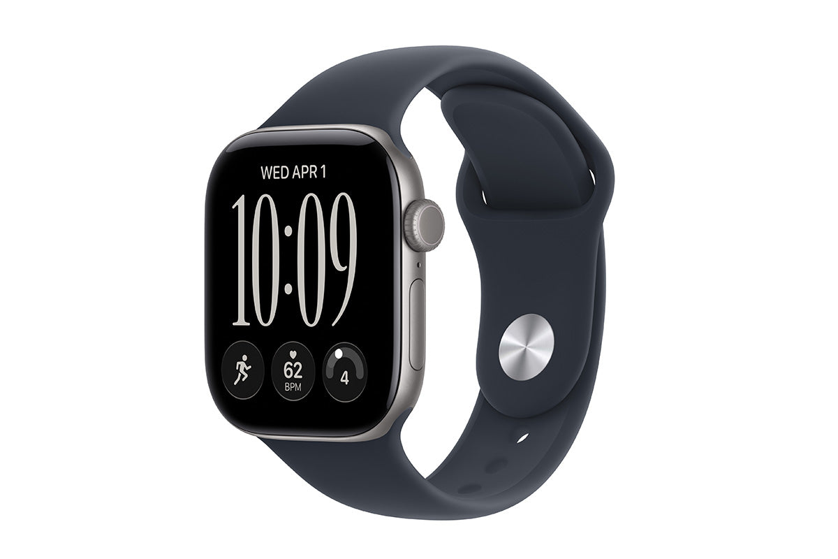 Apple Watch Series 12 | GPS | 46mm | Space Grey Aluminium | Navy Blue Sport Band | S/M
