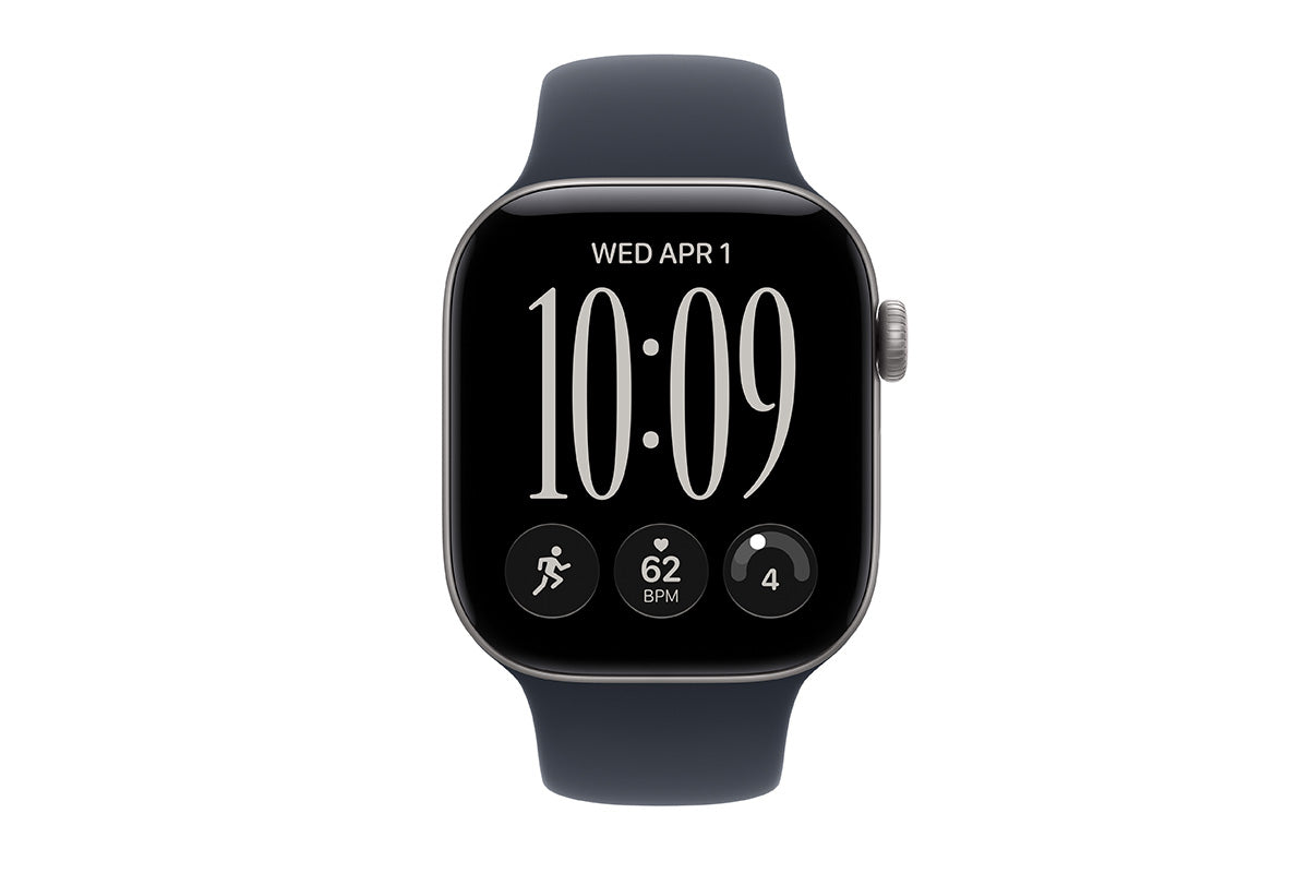 Apple Watch Series 12 | GPS + Cellular | 46mm | Space Grey Aluminium | Navy Blue Sport Band | M/L-2