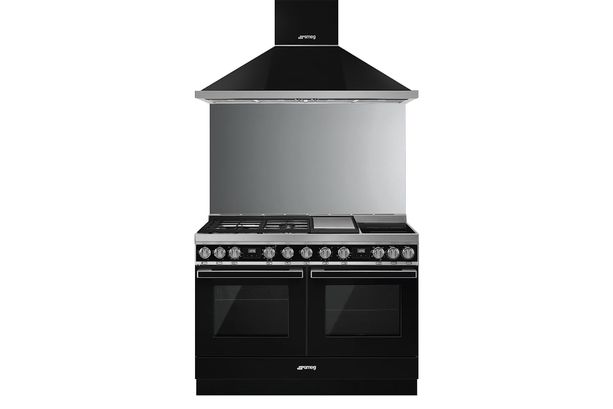 Smeg 120cm Portofino Dual Fuel Range Cooker | CPF120IGMPBL | Black-2