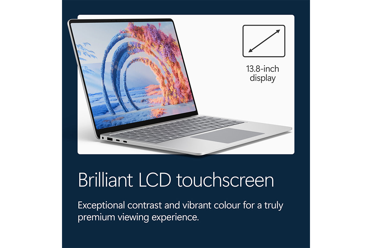 Microsoft Surface 13.8" Laptop Snapdragon X2 Plus (10 Core)  | 16GB | 512GB | Qualcomm Adreno | Platinum-8