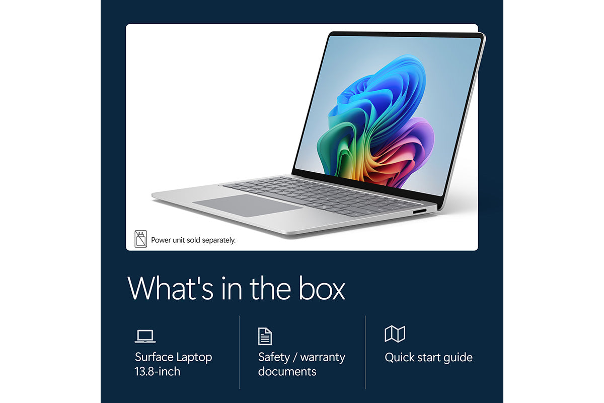 Microsoft Surface 13.8" Laptop Snapdragon X2 Plus (10 Core)  | 16GB | 512GB | Qualcomm Adreno | Platinum-18