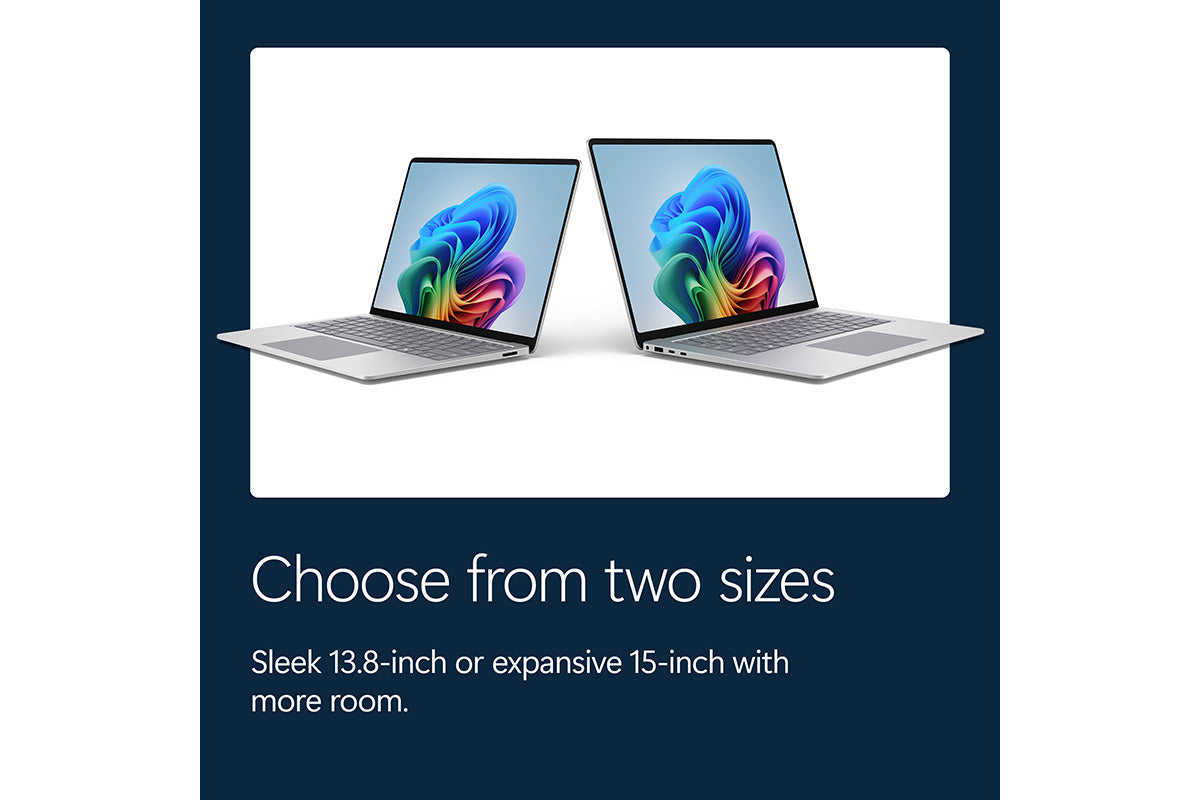 Microsoft Surface 13.8" Laptop Snapdragon X2 Plus (10 Core)  | 16GB | 512GB | Qualcomm Adreno | Platinum-14