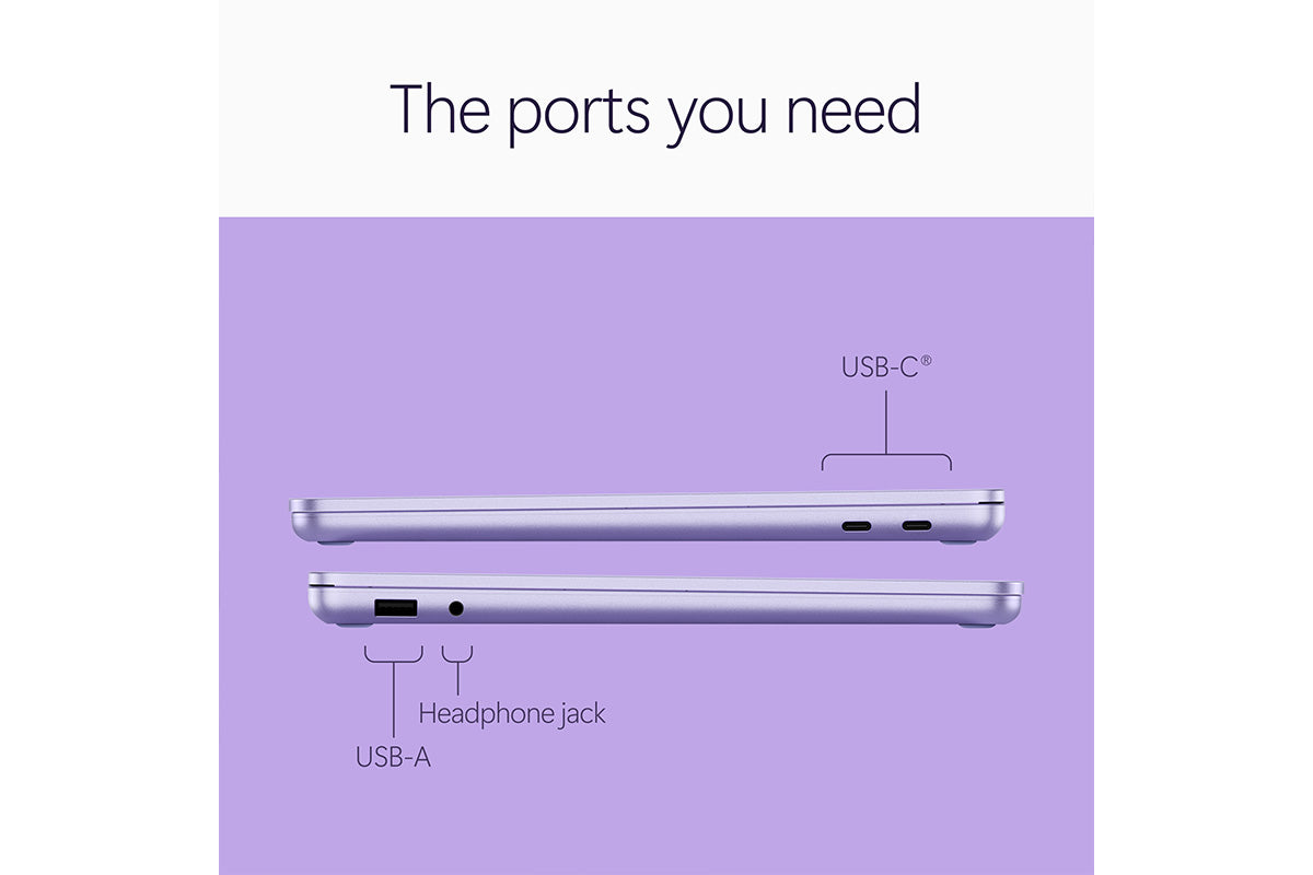 Microsoft Surface 13" Laptop Snapdragon X2 Plus (6 Core) | 16GB | 512GB | Qualcomm Adreno™ | Violet-9