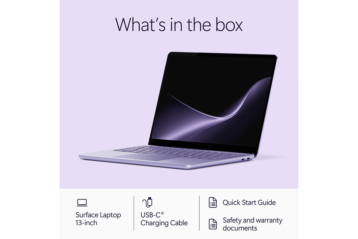 Microsoft Surface 13" Laptop Snapdragon X2 Plus (6 Core) | 16GB | 512GB | Qualcomm Adreno™ | Violet-14