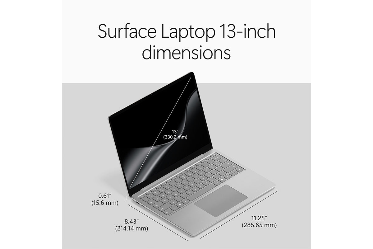 Microsoft Surface 13" Laptop Snapdragon X2 Plus (6 Core) | 16GB | 512GB | Qualcomm Adreno™ | Platinum-13